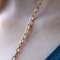 French 18 Karat Rose Gold Convict Link Chain, 1960s 7