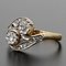 French Diamonds and 18 Karat Yellow White Gold Ring, 1920s 4