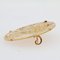 French 18 Karat Yellow Gold Brooch Spring 6