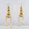 Italian Pearls Drops of Gold Dangle Earrings, 1900s, Set of 2 8