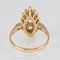 Antique 1.80 Carat Diamonds and 18 Karat Yellow White Gold Marquise Ring, Immagine 15