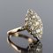 Antique 1.80 Carat Diamonds and 18 Karat Yellow White Gold Marquise Ring, Immagine 6