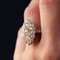 Antique 1.80 Carat Diamonds and 18 Karat Yellow White Gold Marquise Ring, Imagen 5