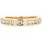 Diamonds and 18 Karat Yellow Gold Wedding Ring, Image 1