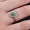 19th Century Emerald, Diamonds and 18 Karat Rose Gold Pompadour Ring 5