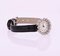 Diamonds, Leather Bracelet and 18 Karat White Gold Flamor Ladies Watch, 1950s 7