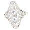Anello con diamanti e platino, anni '30, Immagine 8