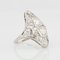 Diamonds and Openwork Platinum Ring, 1930s, Image 7