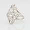 Diamonds and Openwork Platinum Ring, 1930s, Image 6