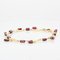 French Garnet and 18 Karat Yellow Gold Bracelet, 1900s, Imagen 3