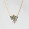 19th Century Emerald, Ruby, Diamonds and 18 Karat Yellow Gold Necklace, Image 7