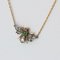 19th Century Emerald, Ruby, Diamonds and 18 Karat Yellow Gold Necklace, Image 10