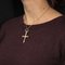 French 20th Century 18 Karat Yellow Gold Jeannette Cross Pendant 2