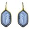 Italian Blue Drop Earrings, Set of 2, Immagine 1