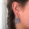 Italian Blue Drop Earrings, Set of 2 2