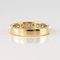 0.80 Carat Diamonds and 14 Karat Yellow Gold Half Wedding Ring 11