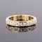 0.80 Carat Diamonds and 14 Karat Yellow Gold Half Wedding Ring 5