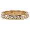 0.80 Carat Diamonds and 14 Karat Yellow Gold Half Wedding Ring, Immagine 1