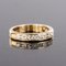 0.80 Carat Diamonds and 14 Karat Yellow Gold Half Wedding Ring 9