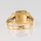 French 20th Century 18 Karat Yellow Gold Engraved Signet Ring 9