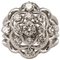 French 1.10 Carat Diamonds and 18 Karat White Gold Ring, 1950s, Image 1