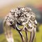 French 1.10 Carat Diamonds and 18 Karat White Gold Ring, 1950s, Image 7