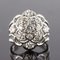 French 1.10 Carat Diamonds and 18 Karat White Gold Ring, 1950s 14