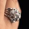 French 1.10 Carat Diamonds and 18 Karat White Gold Ring, 1950s, Immagine 13