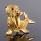 18 Karat Yellow Gold Walrus Brooch, 1950s, Imagen 7