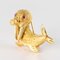 18 Karat Yellow Gold Walrus Brooch, 1950s, Imagen 3