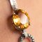 Citrine and Diamond Pendant Necklace 10