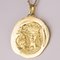 18 Karat Yellow Gold Pendant Medal, Image 3