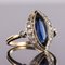 French 1.20 Carat Sapphire, Diamonds and 18 Karat Gold Ring, Immagine 16