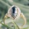 French 1.20 Carat Sapphire, Diamonds and 18 Karat Gold Ring, Immagine 14