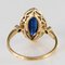 French 1.20 Carat Sapphire, Diamonds and 18 Karat Gold Ring, Immagine 17