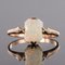 0.75 Carat Solitaire Opal Rose Gold Ring, 1900s 14