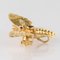 20th Century 18 Karat Yellow Gold and Green Gold Butterfly Brooch, Image 9