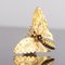 20th Century 18 Karat Yellow Gold and Green Gold Butterfly Brooch, Image 6