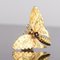 20th Century 18 Karat Yellow Gold and Green Gold Butterfly Brooch, Immagine 6