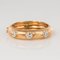 Diamant-Satin-Goldbandring 3