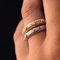 Diamant-Satin-Goldbandring 11