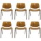 Model Nr 106 Chairs by Giancarlo Piretti for Lumi, Italy 1970s, Set of 6 1