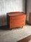 Vintage Chest of Drawers with Black Trim and Gold Knobs, Image 4