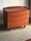 Vintage Chest of Drawers with Black Trim and Gold Knobs 1