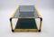 Large Italian Bamboo, Leather & Smoked Glass Coffee Table, 1960s, Image 7