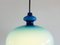 Blue Glass Pendant Lamp by Hans Agne Jakobsson, 1960s 5