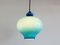 Blue Glass Pendant Lamp by Hans Agne Jakobsson, 1960s 4