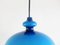 Blue Glass Pendant Lamp by Hans Agne Jakobsson, 1960s 2