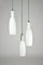 Vintage Lamp with 3 Glass Pendants, 1960s 2