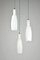 Vintage Lamp with 3 Glass Pendants, 1960s, Image 4